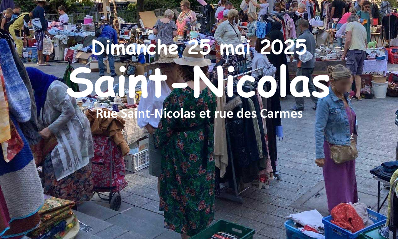 Foire à Tout Saint-Nicolas - Dimanche 25 mai 2025,