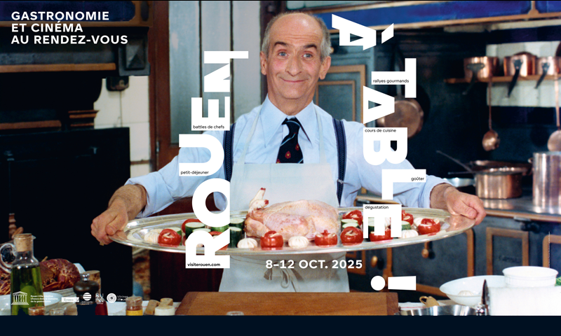 Rouen à Table du 8 au 12 octobre - une semaine rythmée par la gastronomie
