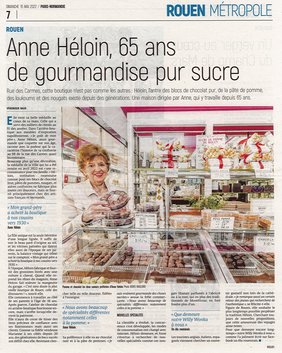 Anne Hélouin 65 ans de gourmandise pur sucre !