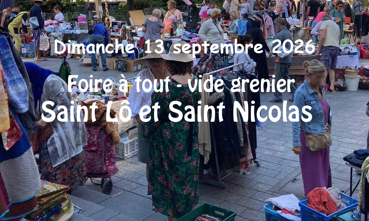 Grande foire à tout Saint Lô et Saint Nicolas