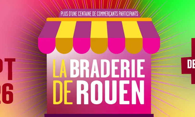 Du 9 au 12 septembre 2026, la braderie d’automne revient à Rouen.